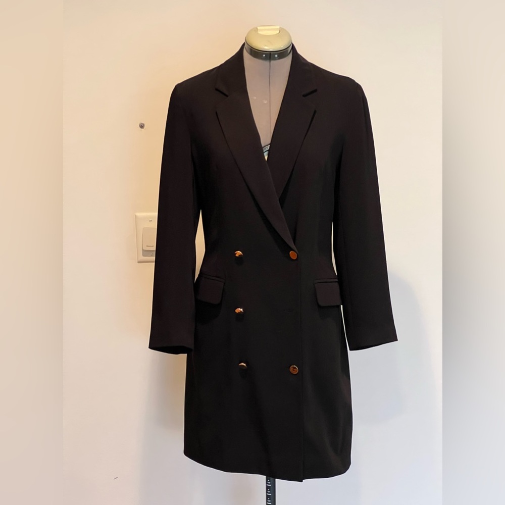 TOPSHOP BLACK BLAZER DRESS